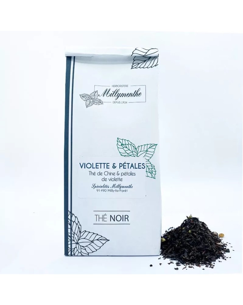 Thé noir Violette Pétales - Millymenthe