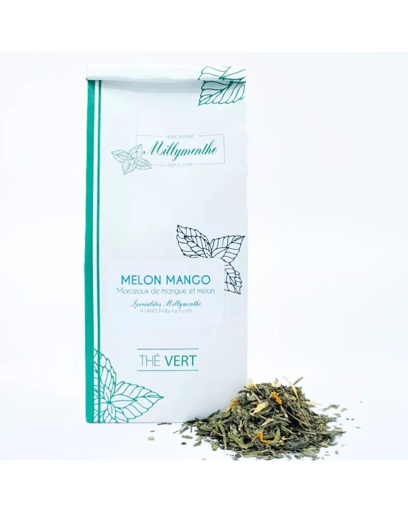 Thé vert Melon Mango - Millymenthe