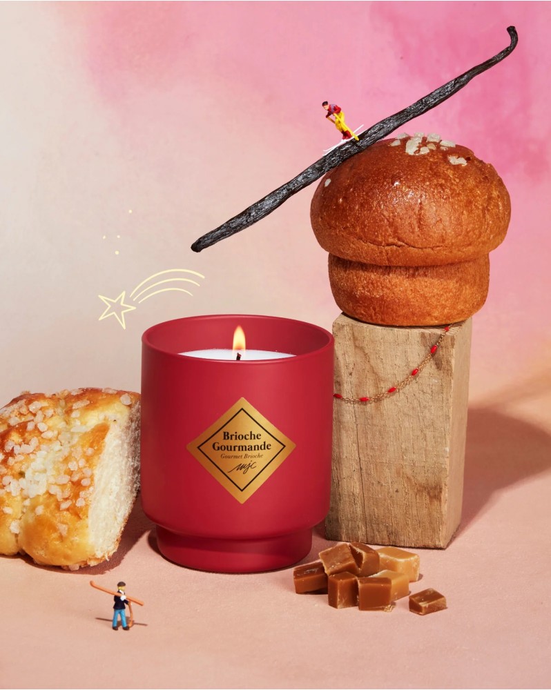 Bougie de Noël Brioche Gourmande avec Bijou - My Jolie Candle