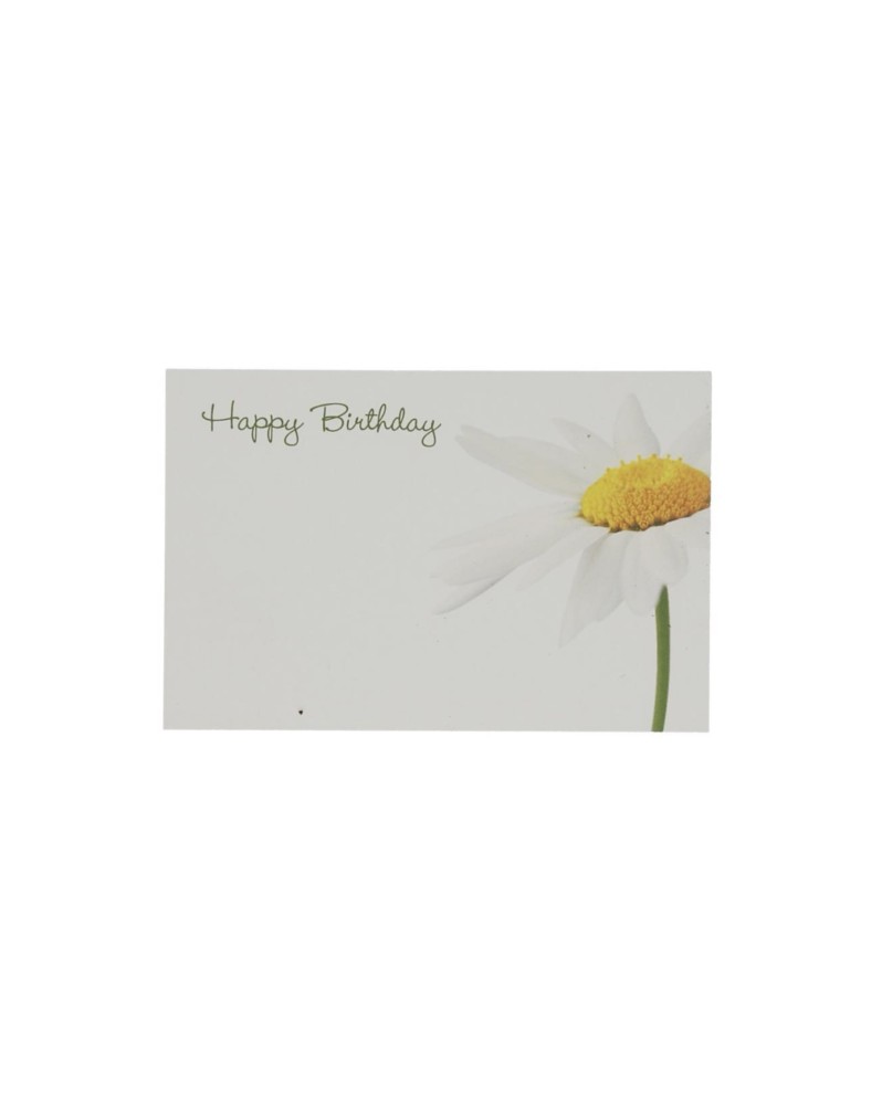 Carte d'anniversaire à glisser sur vos bouquets de fleurs et plantes à offrir