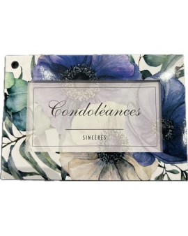 Carte message pour plantes et bouquets de fleurs à offrir